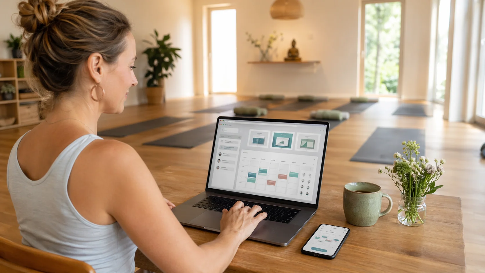 Yoga-Buchung auf WordPress, Squarespace oder Wix einbinden – in 30 Minuten