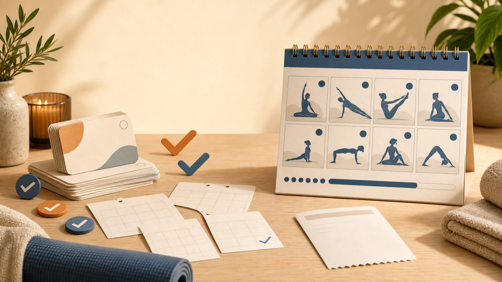 Vergleich zwischen 10er-Block und fixer Kursreihe für Yoga und Pilates