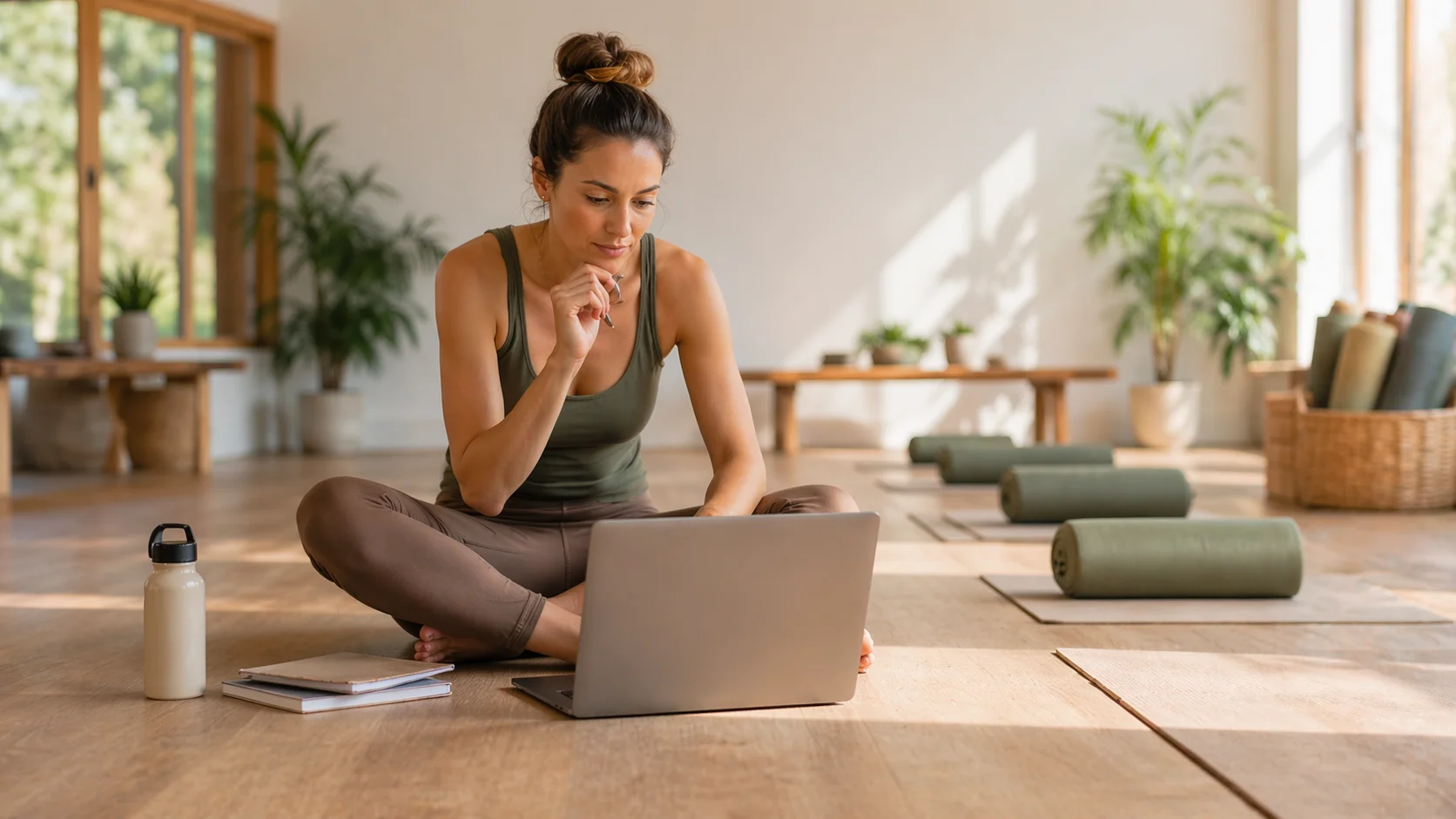 Yoga class booking software for independent teachers running weekly classes